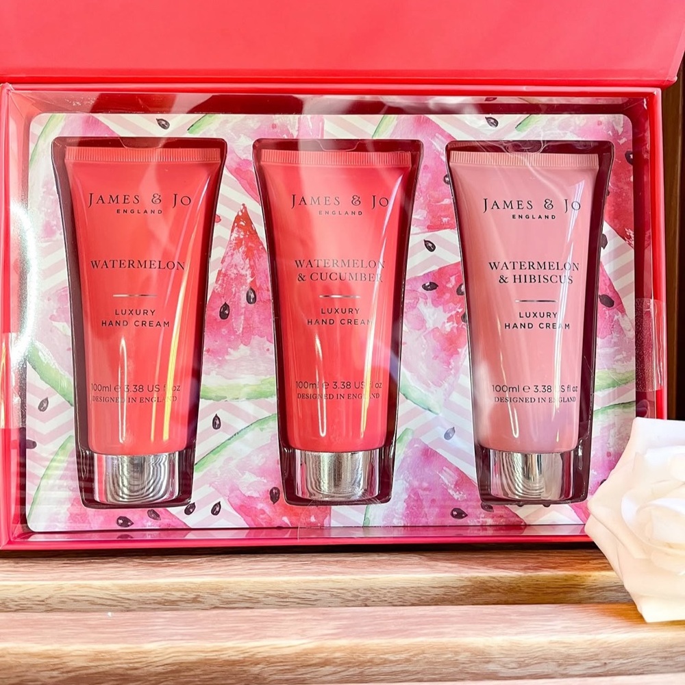 James & Joy Watermelon Hand Cream Trio